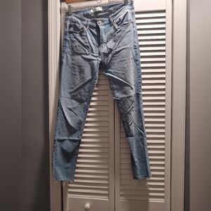 Kancan Women's Light Blue Distressed Skinny Jeans / Size 30